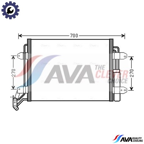 Condenser air conditioning - condenser,