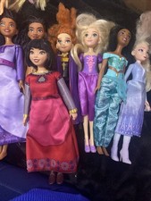 Disney Princess Dolls Bundle Wish Frozen Jasmine Rapunzel Etc 