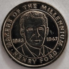 Token - Sainsbury's Makers of the Millennium Henry Ford 🇬🇧 UNITED KINGDOM 