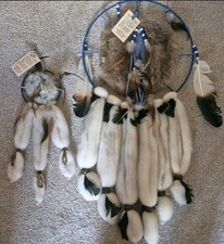 Vintage Native American Dream Catcher Man-Del-La People of the Silver Bird