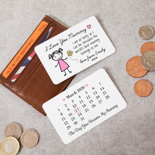 Personalised metal wallet - personalised,