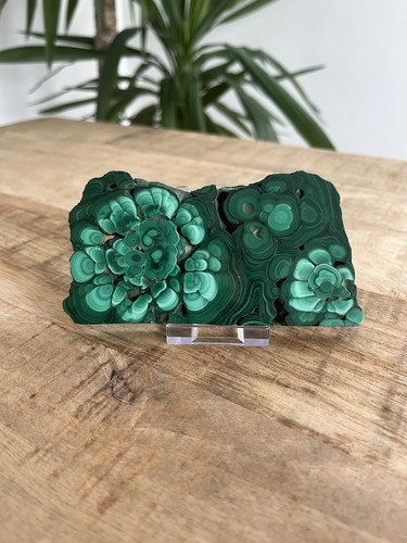 Malachite slab crystal 200g - slab,