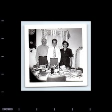 Old Square Photo MEN WOMAN BY