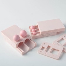 Multi size polymer - polymer, clay