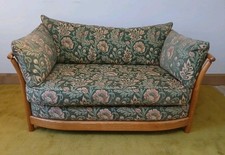 Ercol Renaissance Two seater low back settee sofa Light Frame 