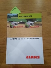 Claas Lexion Combine Harvester 460 450 440 430 420 410 405 Sales Brochure