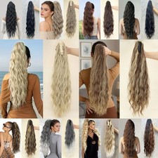 Clip On Long Wavy Curly