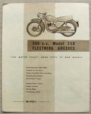 GREEVES 249cc MODEL 25D