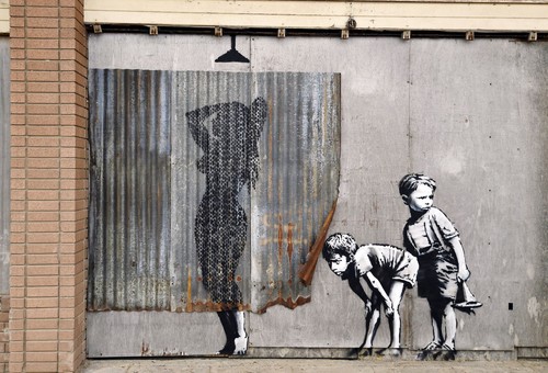Massive graffiti street art - graffiti,