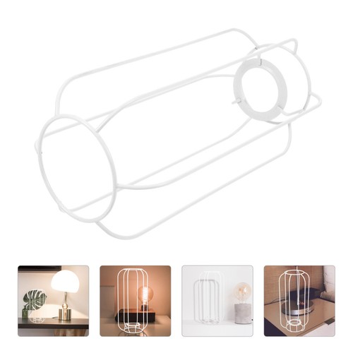 Vintage lampshade frame lamp - vintage,