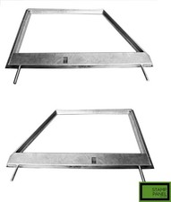 Pair Galvanised Door tops For