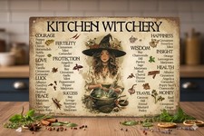 A4 Kitchen Witchery Metal Tin