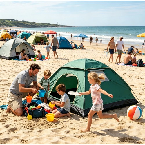 Large instant pop beach - large,