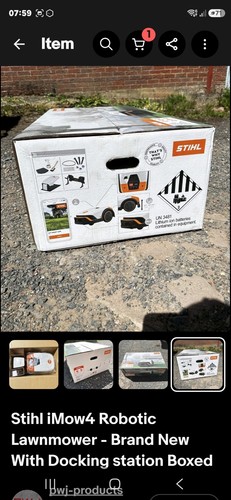 Stihl imow4 robotic lawnmower - robotic,