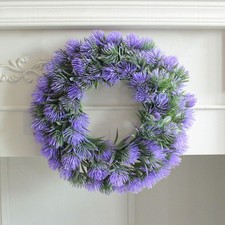 Lavender Wreath for Front Door