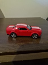 Toyland® 12cm (2") Red Die Cast Pull Back Muscle Car With Opening Bonnet