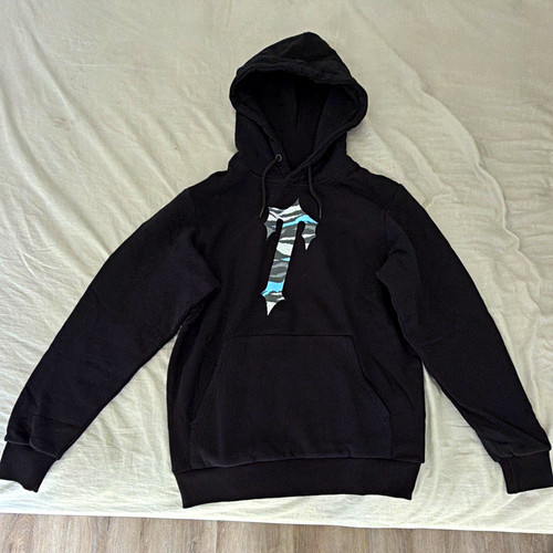 Trapstar black pullover - black, hoodie