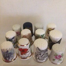 Thimbles, Bone China, Job Lot