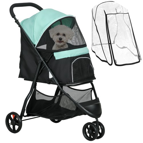 Pawhut dog stroller rain - pawhut,