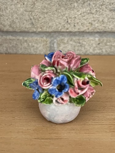Dolls house vintage floral - dolls,