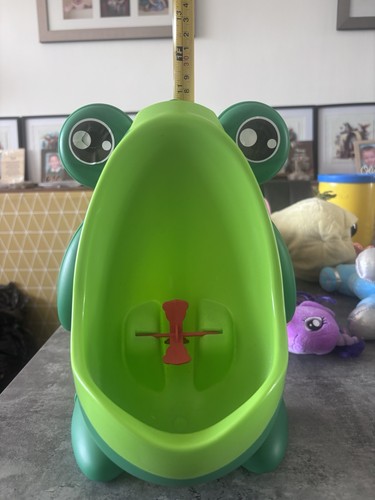Boys wall mounted frog potty - boys',