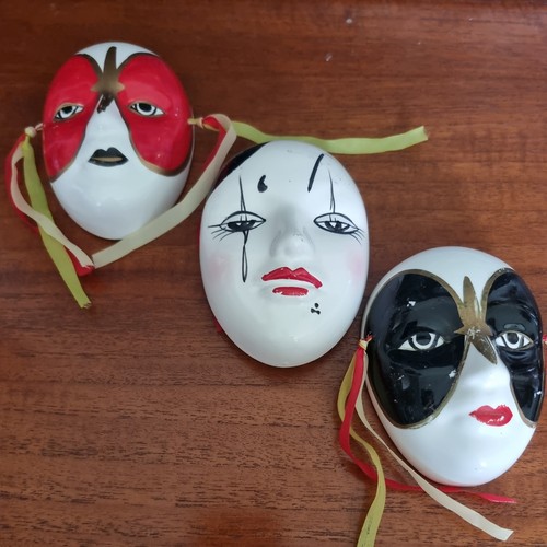 Vtg 1980s ceramic mask - vtg,