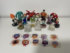 Disney Infinity 1.0 & 2.0 Figures Crystals Power Discs Bundle Xbox Wii PS3 PS4