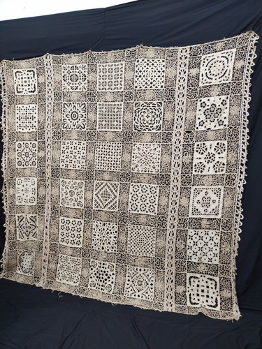 Antique linen lace - antique,