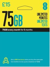 EE 25GB Pay As You Go SIM Card
