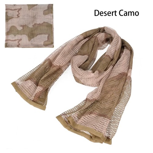 Camouflage netting scarf - camouflage,