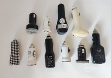 Job Lot X 10 USB Car  Cigarette Chargers