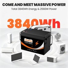 12V/24V/48V 300Ah LiFePO4