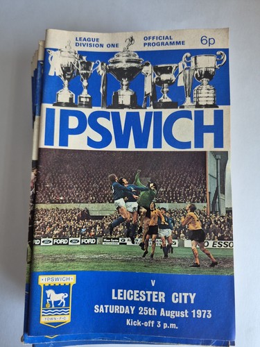Ipswich town home programmes - ipswich,