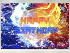 Sonic Party Decoration Banner - Colorful Photo Banner Birthday Party Supplies