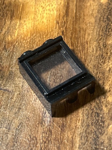 Lego train window 2x2 black - train,