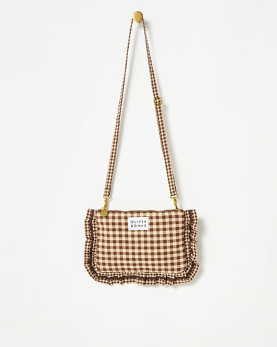 Oliver bonas brown gingham - oliver,