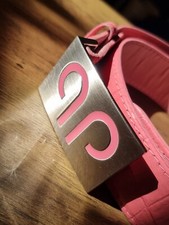 Pink Druh Golf Belt Leather