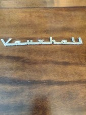 Vintage original metal Vauxhall car sign from a viva ha 1963/66