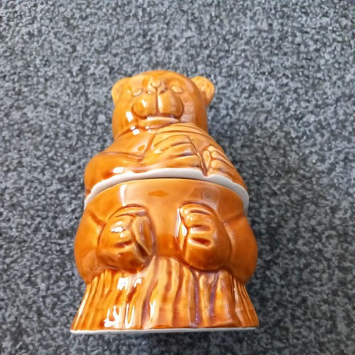 Vintage bear honey pot storage - honey,