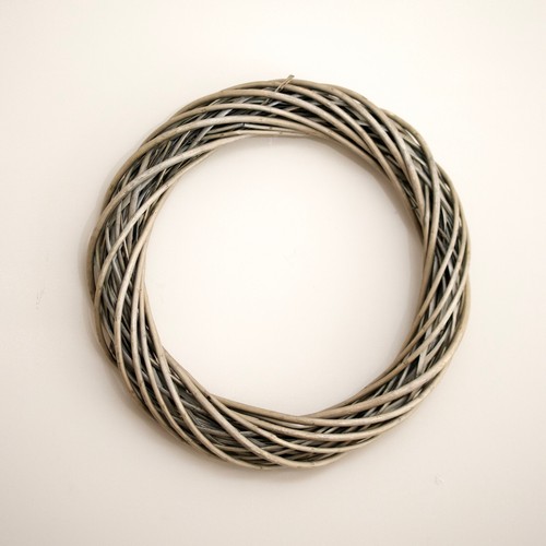 Antique grey willow wreath - antique,