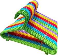 100 x KIDS PLASTIC HANGERS