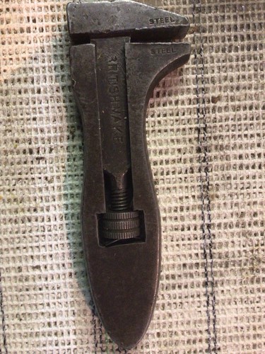 Vintage adjustable spanner - adjustable,