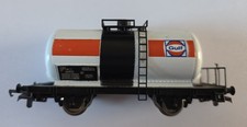 OO Gauge Wagon: Lima White Gulf Oil Tanker Used. Great Condition 