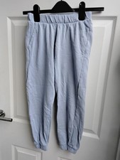 Zara Girls Jogging Bottoms Aged 8yrs Blue Elastic Waistband