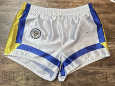Rare Vintage shorts LEEDS UNITED 1988 - 2000 Umbro - size: 30 cms/24 inch XXS