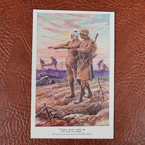 Postcard ww1 blind injured - postcard,,