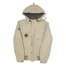 NAPAPIJRI Mens Coat Beige Hooded M