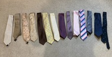 Job Lot Of Tie bundle 14 Items Mixed Brands And Designs