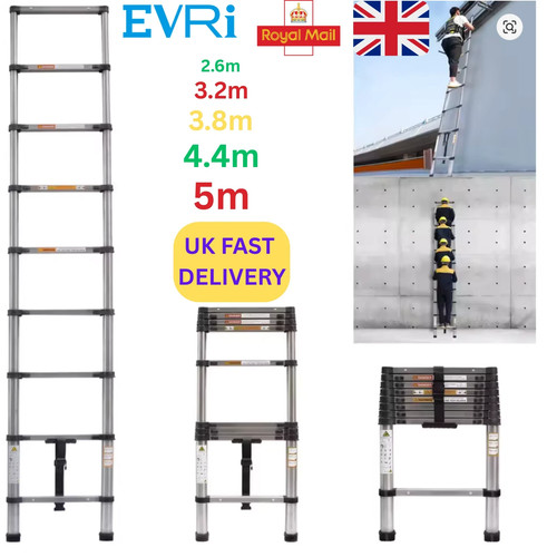 Telescopic ladder extendable - telescopic,