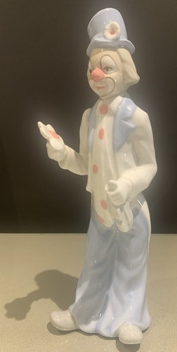 Porceval porcelain clown - porcelain,